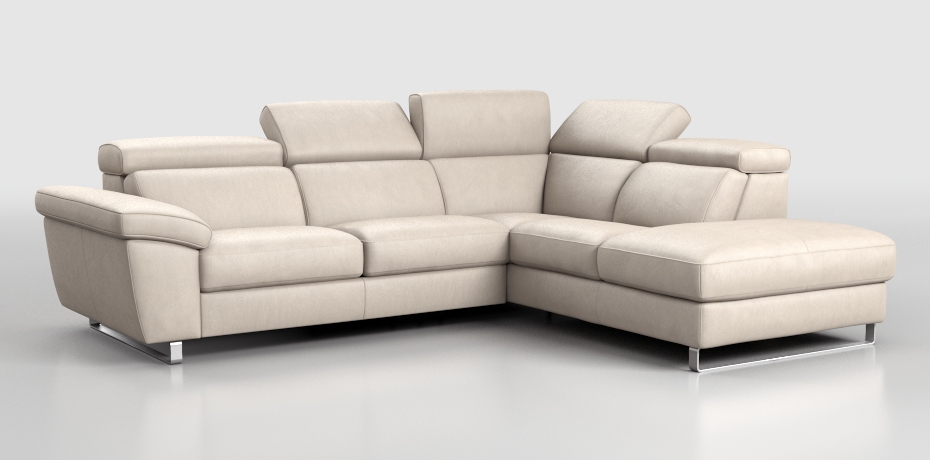Taro - corner sofa with sliding mechanism - right peninsula